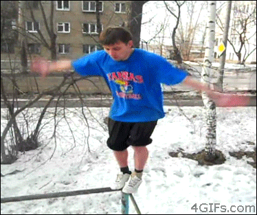 Nieudane salto w tył