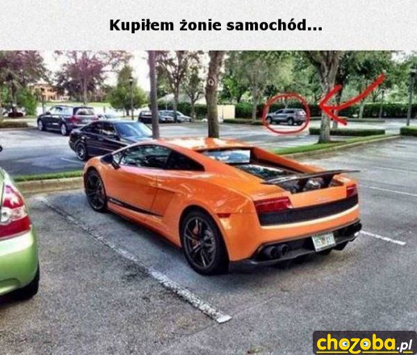 Kupiłem żonie samochód