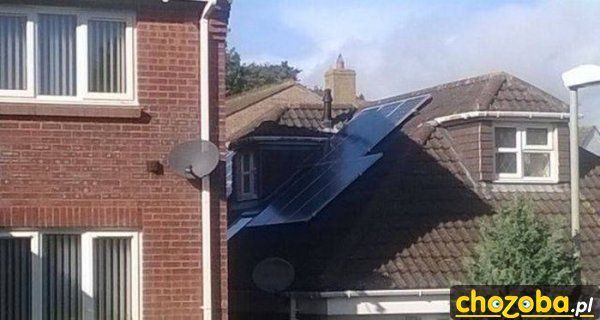 Dach to dobre miejsce na baterie słoneczne