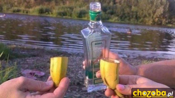 Bananowe kieliszki