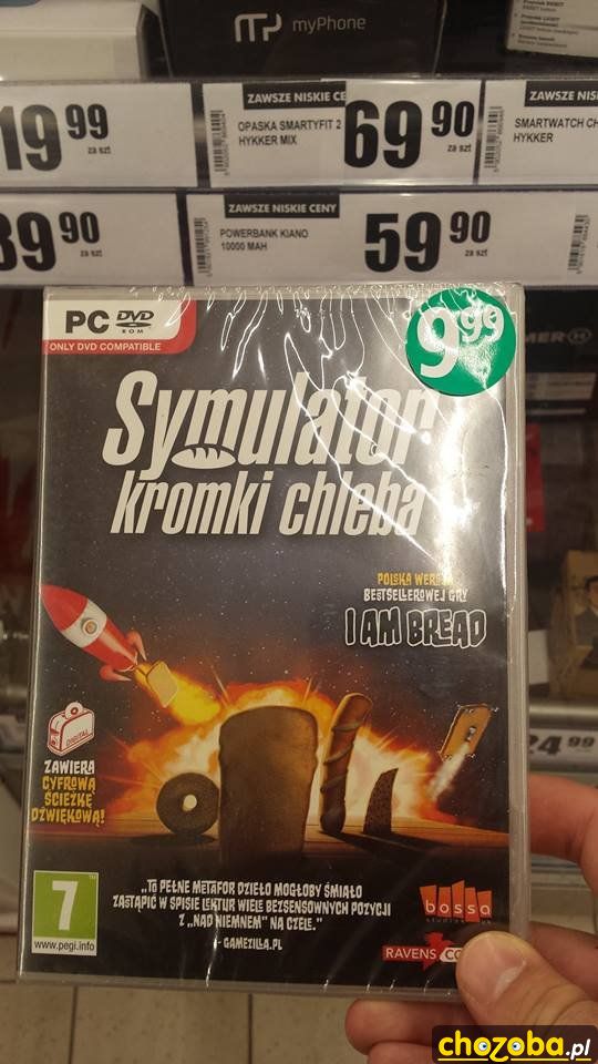 Symulator kromki chleba
