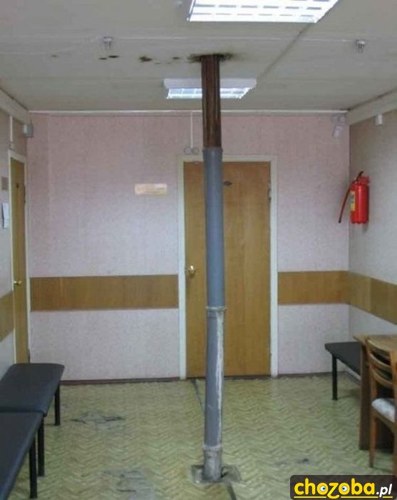 Nie ma to jak kanaliza na środku pokoju