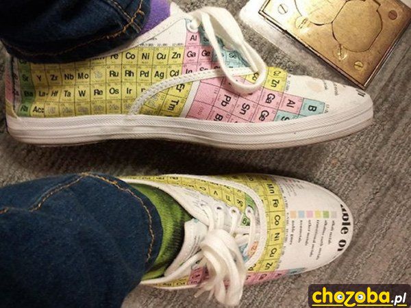 Buty na klasówkę z chemii