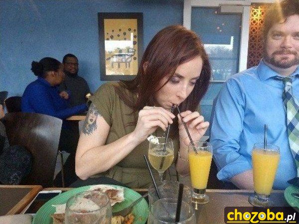 Drink w gębie