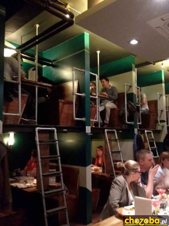 Gdy restaurację w małym lokalu