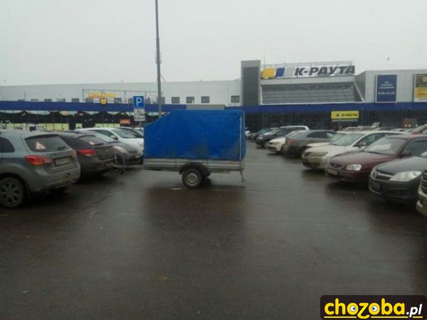 Zaparkował