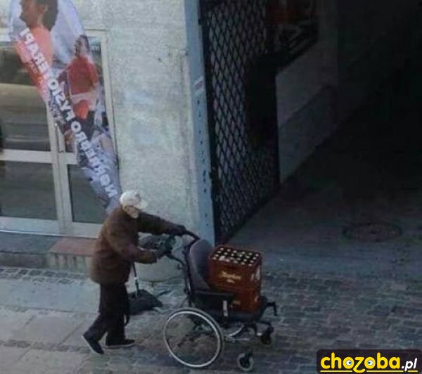 Dwie skrzynki piwa i możesz chodzić
