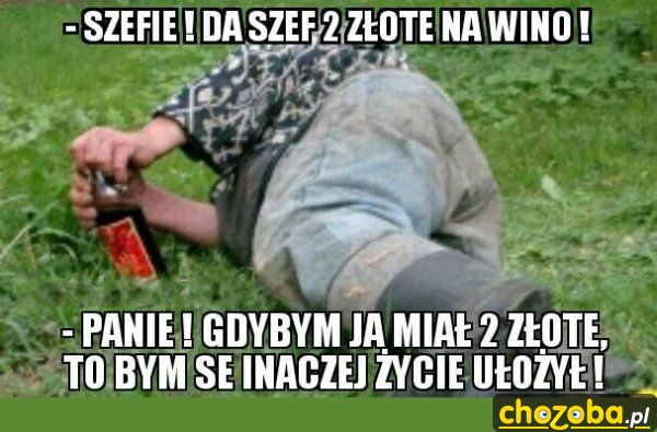 Daj 2 zł na wino