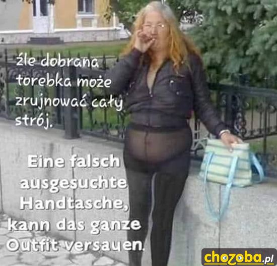Źle dobrana torebka