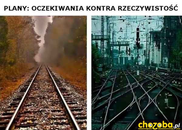 Oczekiwania vs rzeczywistość