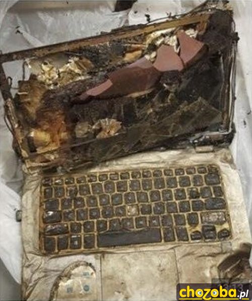 Pieczony laptop