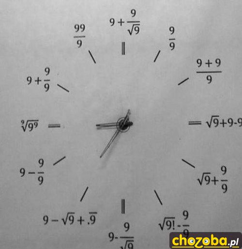 Zegar matematyka