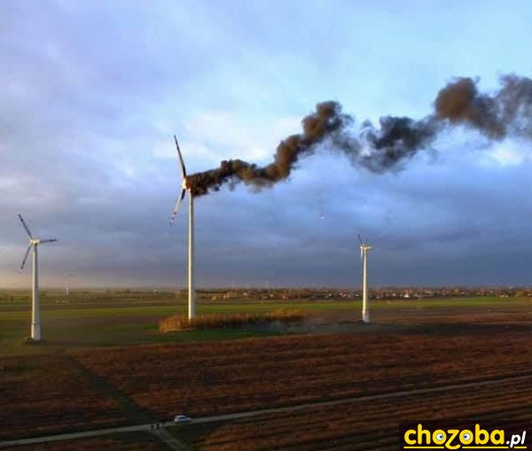 Pierwszy wiatrak na węgiel