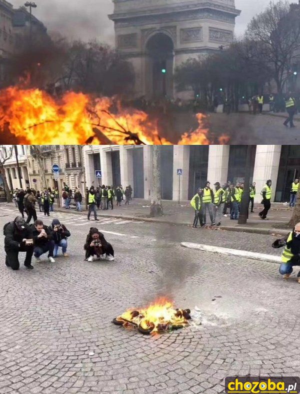 Co pokazują dziennikarze vs co widzą