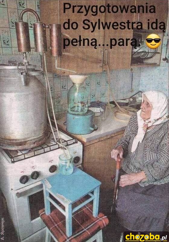 Przygotowania do sylwestra