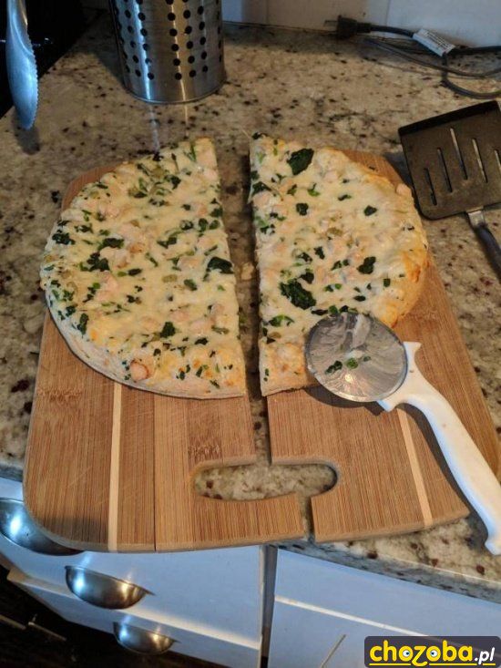 Gdy za mocno kroisz pizzę