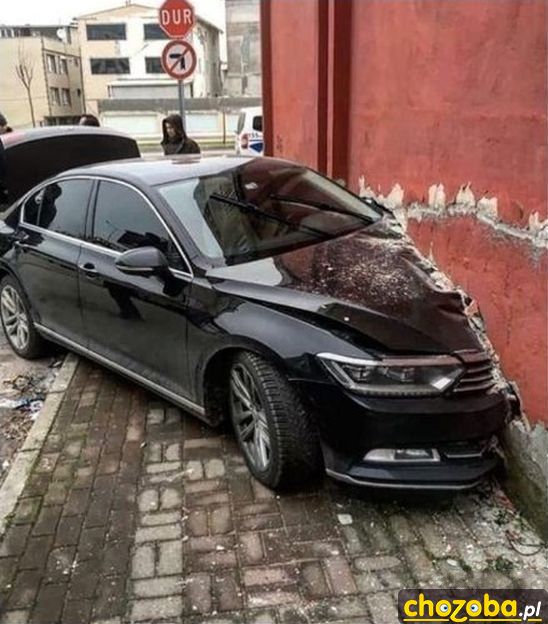 Ładnie się wbił