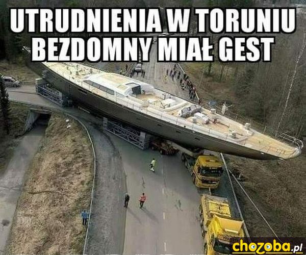 Utrudnienia w Toruniu