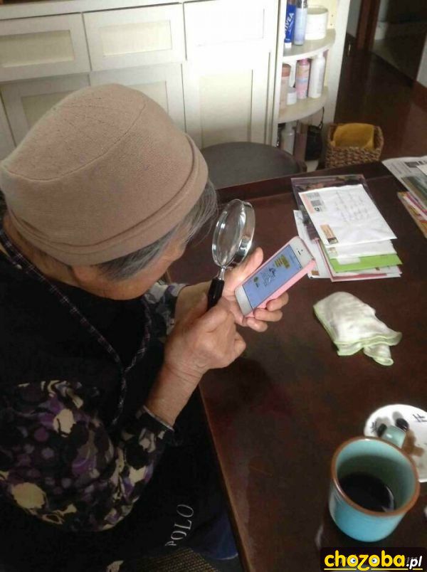 Babcia z iPhonem