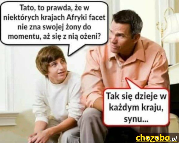 Facet nie zna swojej żony