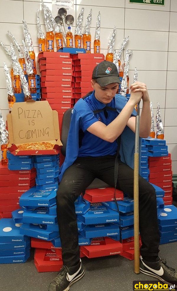 Pizza is coming