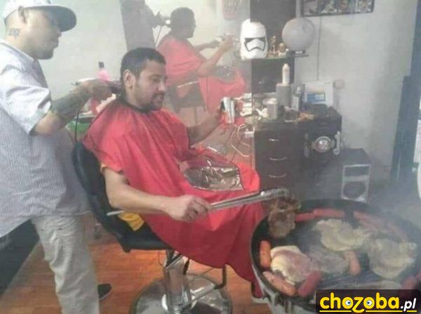 Grill u fryzjera