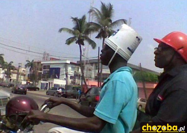 Kask dla murzyna