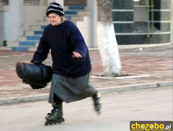 Szybko bo wnusiu głodny