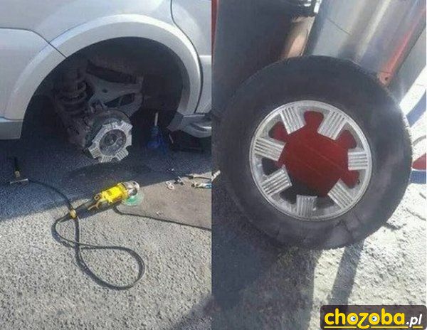 Jak zdjąć koło bez klucza