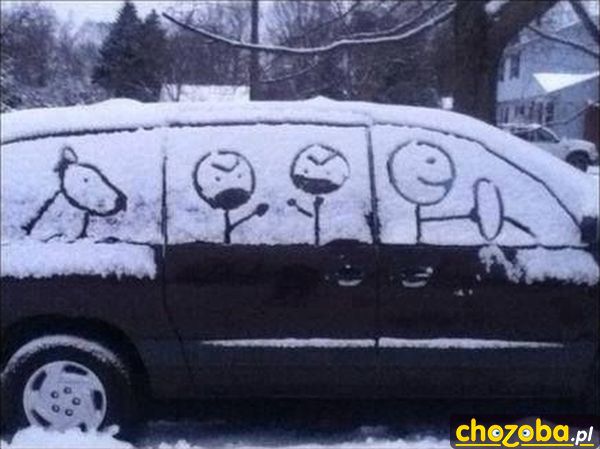 Auto zimą