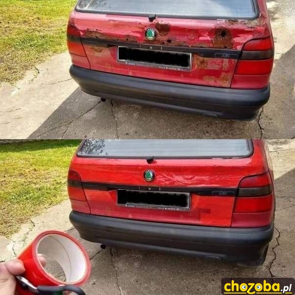 Trochę taśmy i jak nowy