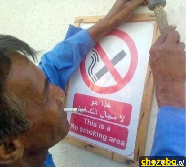 Nie palić!