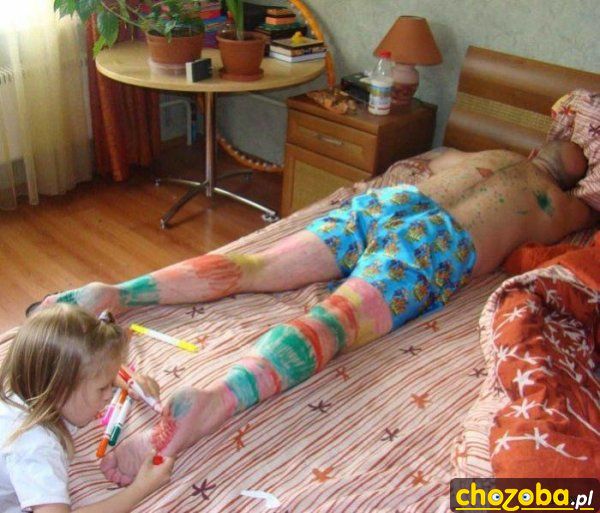 Zabawa z tatusiem