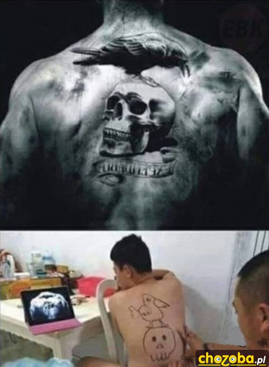 Profesjonalny tatuaż