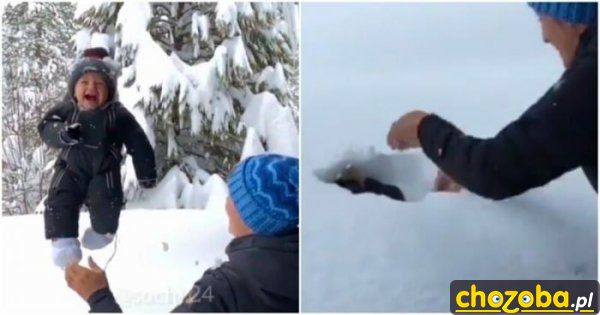 Hops na śnieg