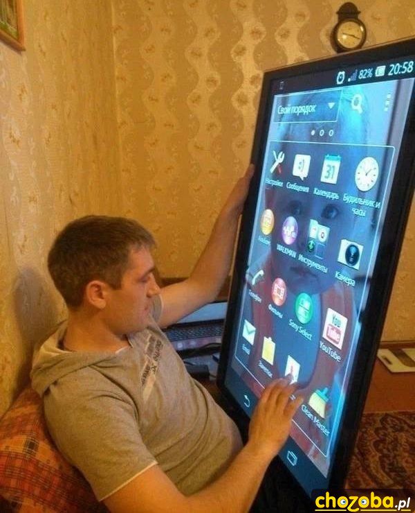 Duży tablet
