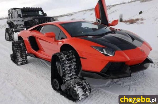 Śnieżne lambo