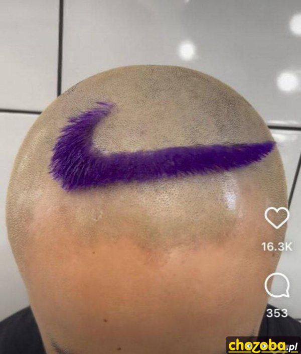 Fryzura od Nike