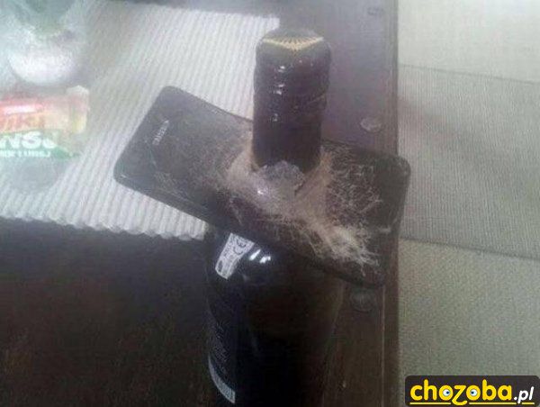 Wino z telefonem
