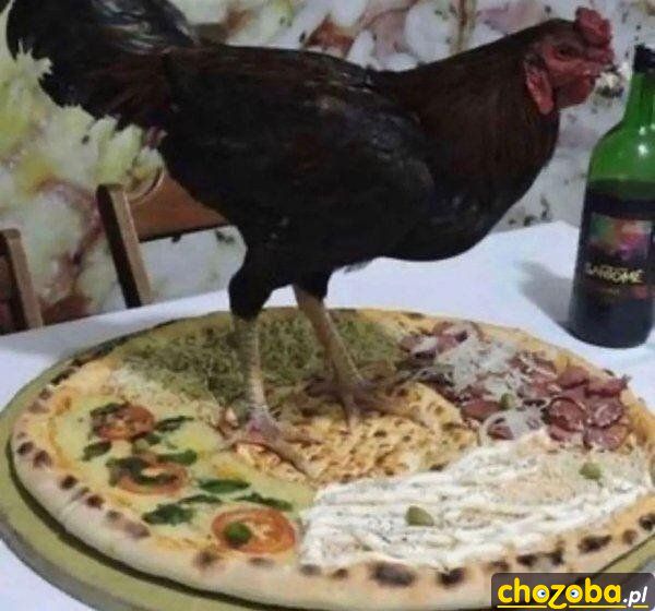 Pizza z kurczakiem