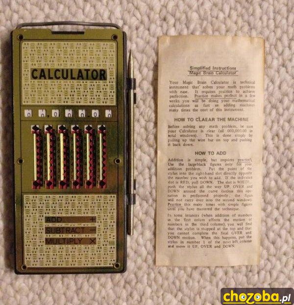 Stary kalkulator