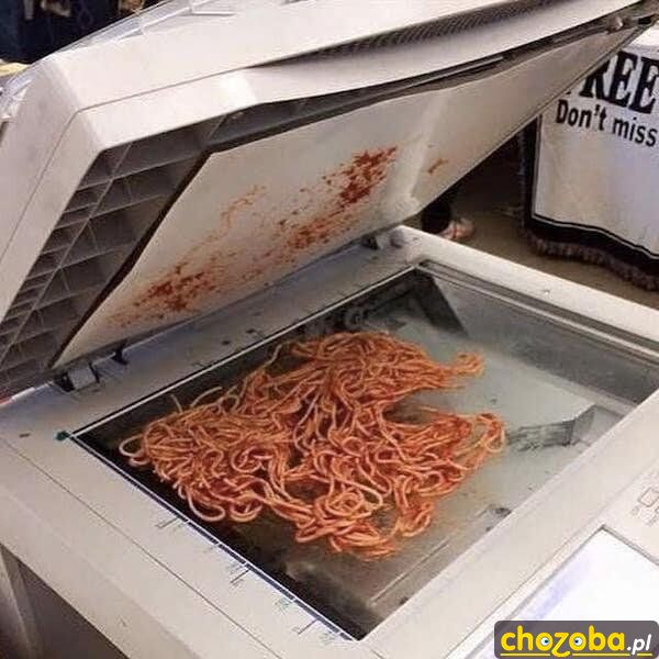 Kserowanie spaghetti