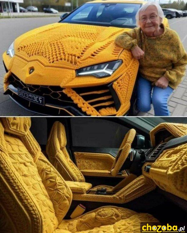 Babcia zrobiła sweterek
