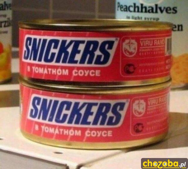 Snickers w puszce