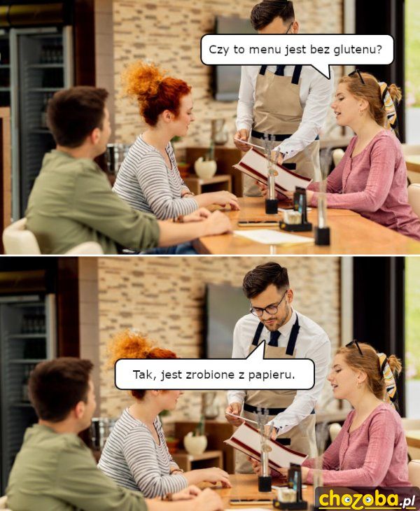 Menu bez glutenu