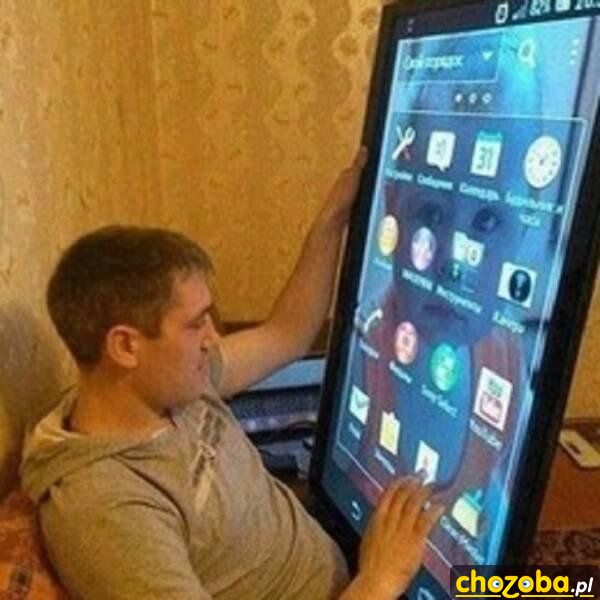 Duży tablet