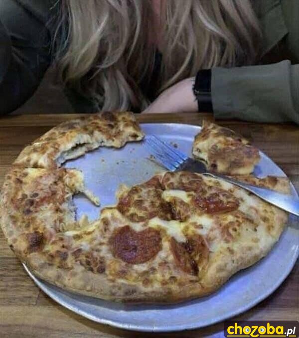 Jedzenie pizzy