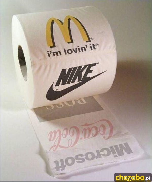 Markowy papier toaletowy
