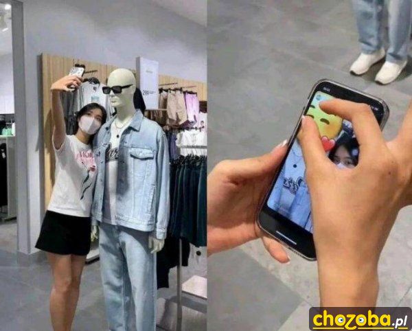 Selfie z chłopakiem