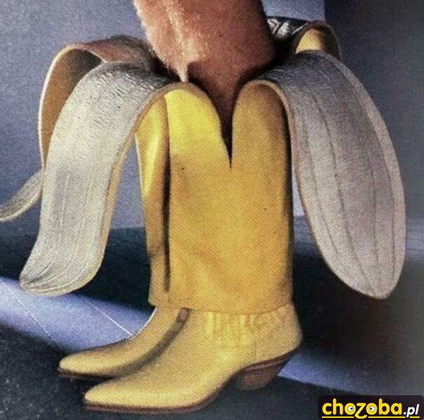 Bananowe buty